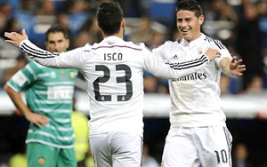 Isco và vị trí chính thức ở Real: Phải đánh bật được James Rodriguez!