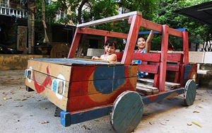 Những sân chơi trẻ em 'độc' nhất Hà Nội