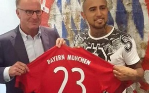 CHÍNH THỨC: Arturo Vidal kí hợp đồng với Bayern Munich đến 2019