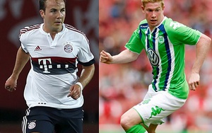 Wolfsburg từ chối đề nghị đổi Goetze lấy De Bruyne của Bayern