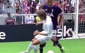 Luka Modric bị sao trẻ của Tottenham xỏ háng dễ dàng