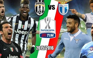 Link truyền hình trực tiếp và sopcast trận Juventus - Lazio (19h00, 8/8)