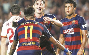 Barca chỉ kém kỉ lục của AC Milan 1 Siêu Cúp châu Âu