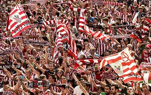 Hàng ngàn CĐV Bilbao đổ ra đường ăn mừng danh hiệu đầu tiên sau 30 năm