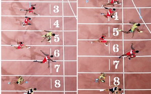 Xem lại pha so tài kịch tính Usain Bolt - Gatlin