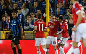 Brugge 0-4 Man United: Rooney lập hat-trick, 'Quỷ đỏ' trở lại vòng bảng Champions League