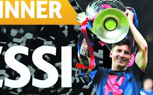 Messi lại xuất sắc nhất châu Âu