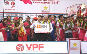 CLB Hà Nội nhận tài trợ 1,1 tỷ đồng