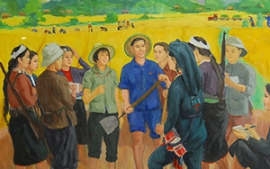 Ngày Quốc khánh, xem tranh Việt tại Bangkok