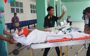 Điều trực thăng chở cấp cứu thuyền viên bị tai nạn ở khu vực quần đảo Trường Sa