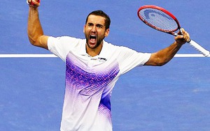 Tứ kết US Open: Marin Cilic hạ Tsonga sau 4 giờ giằng co căng thẳng