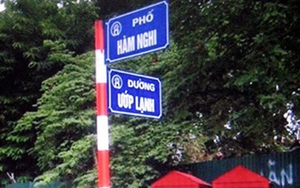 Tên đường phố Thủ đô, đâu phải trò đùa