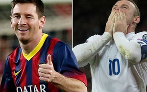Lionel Messi ca ngợi Wayne Rooney là 'tài năng hiếm có và cực khỏe'