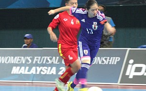 Giải futsal nữ vô địch châu Á 2015, Việt Nam – Nhật Bản 2-4: Khác biệt đẳng cấp