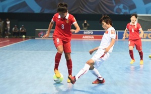 VCK Futsal nữ châu Á 2015: Tuyển Việt Nam thua Trung Quốc 2-3 vì kém may mắn