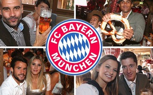 Dàn sao Bayern Munich đến dự lễ hội bia Oktoberfest