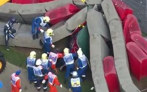 Tai nạn kinh hoàng ở đường đua F1 tại Nga