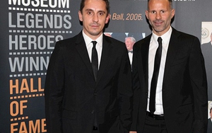 Gary Neville và Ryan Giggs được ghi tên vào Ngôi đền của những Huyền thoại