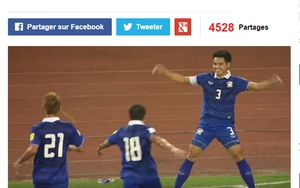 Báo Pháp ca ngợi Thái Lan đá tiki-taka trước Việt Nam