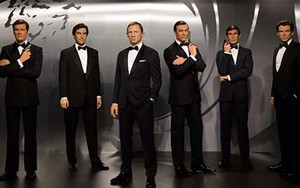 Anh bày tượng sáp 6 tài tử trong vai James Bonds