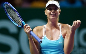 WTA Finals 2015: Sharapova hạ gục Halep, Pennetta đã biết thắng