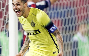 Bologna 0-1 Inter Milan: Melo bị đuổi, Icardi ghi bàn, Inter lên đầu bảng