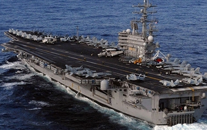 Mỹ mang siêu tàu sân bay tới thăm Hàn Quốc
