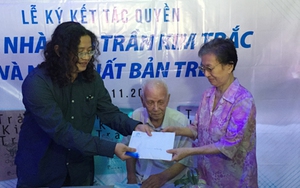 Nhà văn Trần Kim Trắc được ký kết tác quyền trọn đời