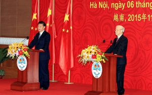 Tổng Bí thư Nguyễn Phú Trọng và Tổng Bí thư, Chủ tịch Trung Quốc Tập Cận Bình gặp gỡ đại biểu thanh niên hai nước