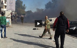 VIDEO: Thành phố Syria, nơi có căn cứ không quân Nga, bị 'quật lại' bằng rocket, hơn 80 thương vong