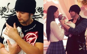 'Vua pop' Châu Kiệt Luân rửa bát, thay bỉm cho con