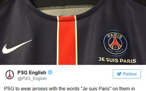 PSG ra mẫu áo đặc biệt tưởng niệm nạn nhân vụ khủng bố Paris