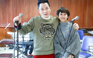 Tùng Dương 'cháy' trên sàn tập