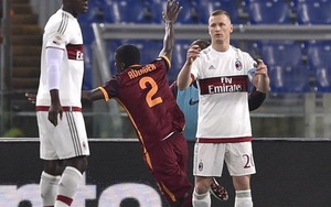 Roma 1-1 Milan: Tự làm khổ nhau