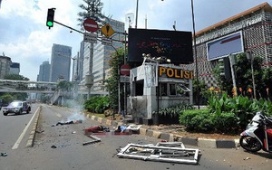VIDEO ghê rợn: khủng bố ở Jakarta tự cho nổ tung thân mình