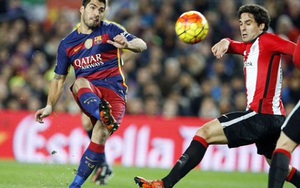 Barca 6-0 Athletic Bilbao: Suarez lập hat-trick, Barca thắng đậm trên sân nhà