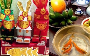 Chuẩn bị cúng ông Táo: Chọn cá chép thật hay cá chép giấy?