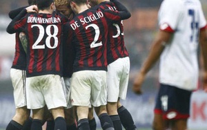 Milan 2-1 Genoa: Bacca tỏa sáng, Milan nuôi hy vọng dự Champions League