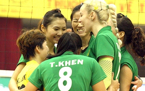 Giải bóng chuyền nữ quốc tế VTV Bình Điền 2016: Bình Điền Long An vượt khó vào bán kết