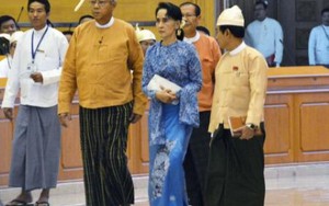 Tân Tổng thống Myanmar đề xuất thay đổi 2 chức danh của bà Aung San Suu Kyi
