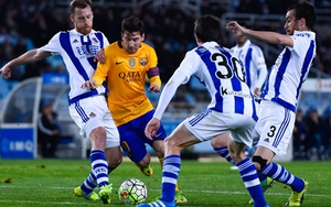 Barcelona có thể đánh mất tất cả sau trận thua Sociedad 0-1