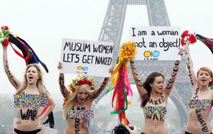 VIDEO: Nhận diện 'nhóm nữ ngực trần FEMEN' gây náo loạn Paris