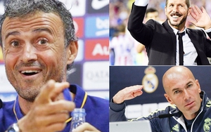 Cuộc đua Liga: Enrique tự tin, Zidane lạc quan, Simeone vẫn tự hào