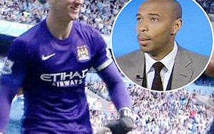 Thierry Henry nghi ngờ ĐIỆU CƯỜI ẩn ý của Joe Hart trước Arsenal