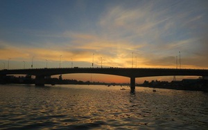 Chùm ảnh du lịch: Bình minh trên sông Hậu