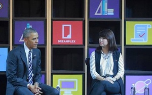 CHÙM ẢNH: Tổng thống Obama giao lưu với doanh nhân trẻ TP HCM