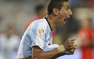 Argentina 2-1 Chile: Di Maria rực sáng trong ngày Messi vắng mặt