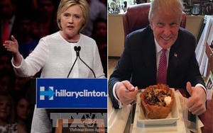 Bà Hillary Clinton 'đánh bại' ông Trump trên mạng xã hội