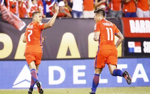 Chile 4–2 Panama: Song sát Sanchez- Vargas bùng nổ, Chile vào tứ kết