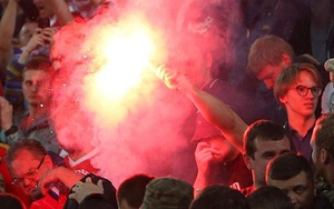 Không khí cổ động viên ở thành phố Lille